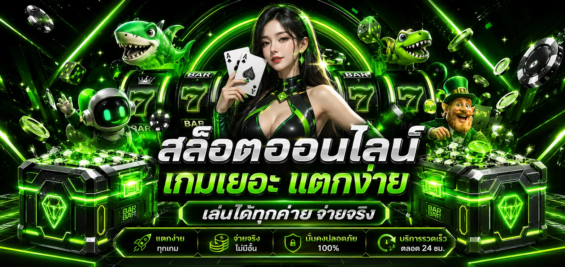 ตัวอย่างเกมสล็อตออนไลน์ยอดนิยมบน PlayDash